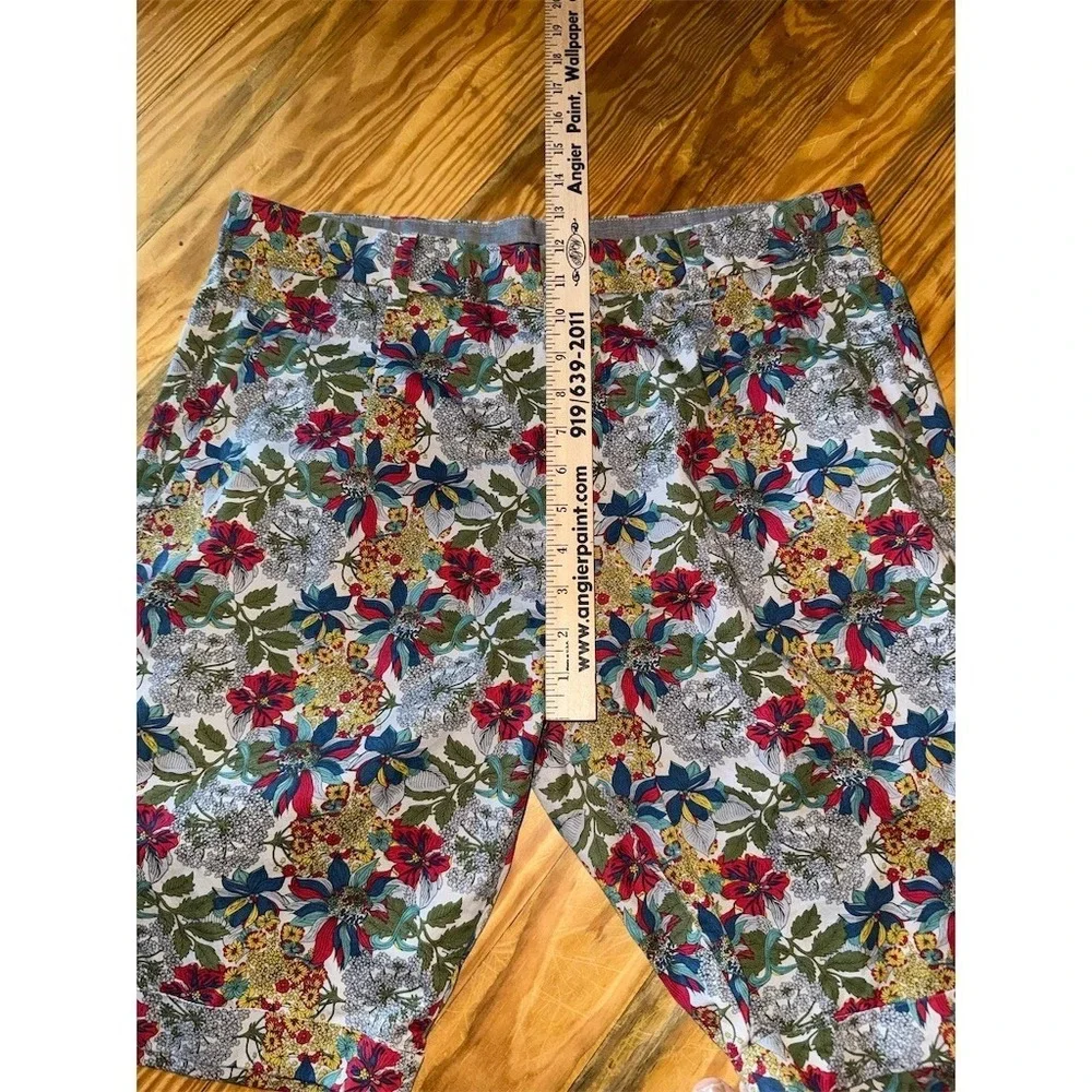 Antony Morato Chino Shorts Mens Size 32x10 Multicolor Floral Resort Casual cuffs